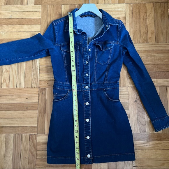 Zara Denim Dress Size X-Small - Picture 10 of 10
